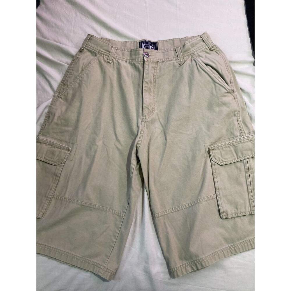 K2 Men khaki ￼Cargo Shorts Size 36